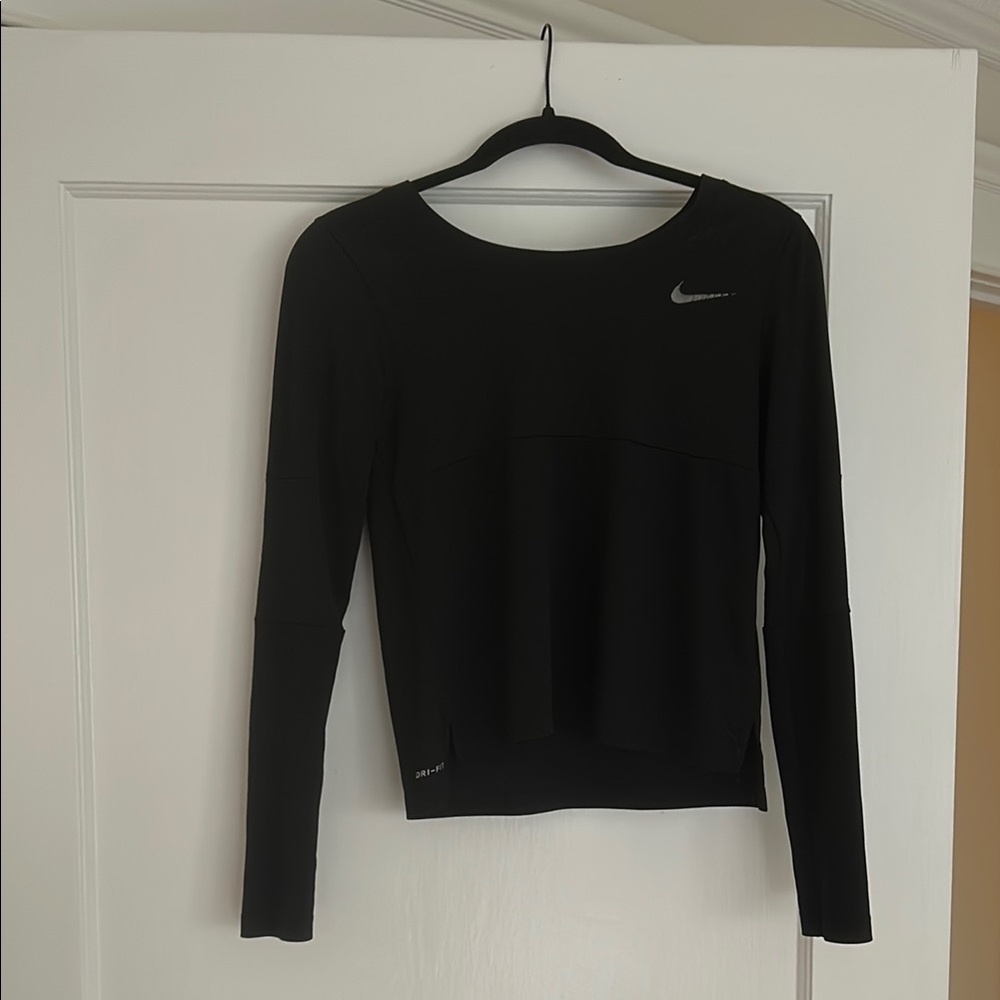 Nike Women's Black Long Sleeve Top
